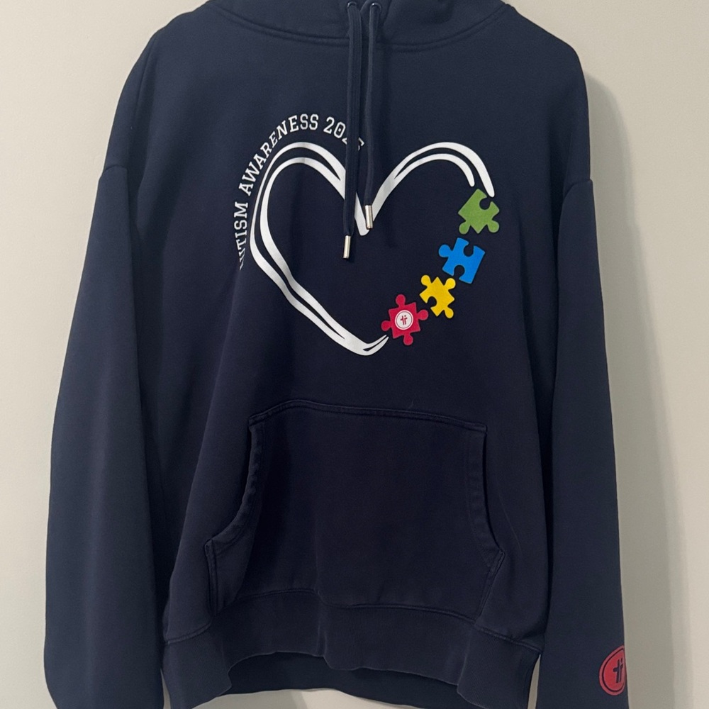 Navy Blue Autism Awareness Hoodie
